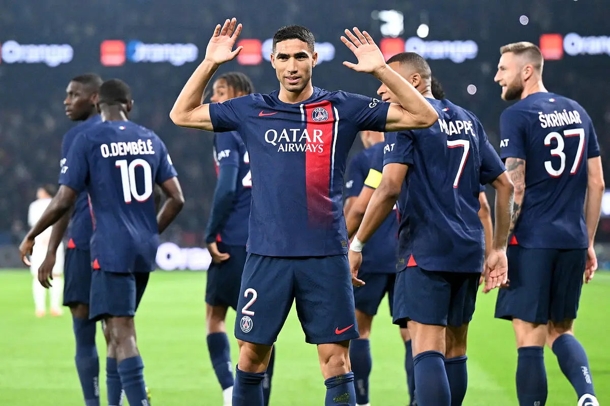 Ligue 1: Achraf Hakimi’s PSG won their 12th French league title [Vidéo]